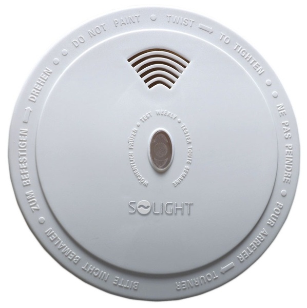 Solight detektor spalin CO, 85dB, bílý 1D31, 85dB (det. úniku oxidu uhelnatého) 1