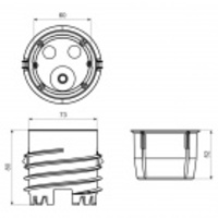 Krabice elektroinstalační do finálního zateplení Kopos KEFZ 80_KB 2
