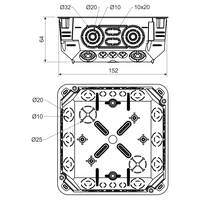 KOPOS KO 125/1L NA - krabice s víčkem KOPOS KO 125/1L NA - krabice s víčkem 2
