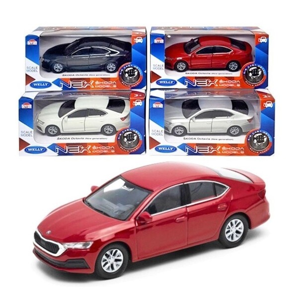 Auto Škoda Octavia NEW 1:34 kov 11,5cm Auto Škoda Octavia NEW 1:34 kov 11,5cm 1