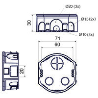 Krabice přístrojová
KP 68-30_KA Krabice přístrojová
KP 68-30_KA 2