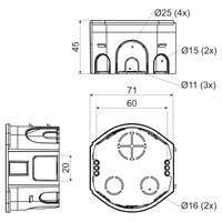 Krabice přístrojová
KP 68-45_KA Krabice přístrojová
KP 68-45_KA 2