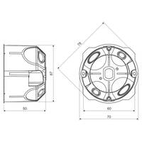 Krabice přístrojová 
KPL 64-50/LD_NA 2