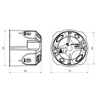 Krabice univerzální 
KPRL 64-60/LD_NA 2