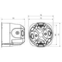 KOPOS KPRL 68-70/LD krabice přístrojová do dutých stěn KOPOS KPRL 68-70/LD krabice přístrojová do dutých stěn 2