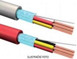 Kabel J-Y/ST/Y 4x2x0,8 plášť červený 1