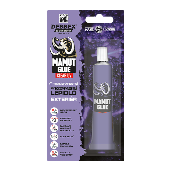 Mamut glue CLEAR UV 25ml transp. 1