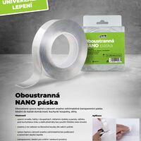 Perdix-Oboustranná lepící nano páska 25mm/3m 2