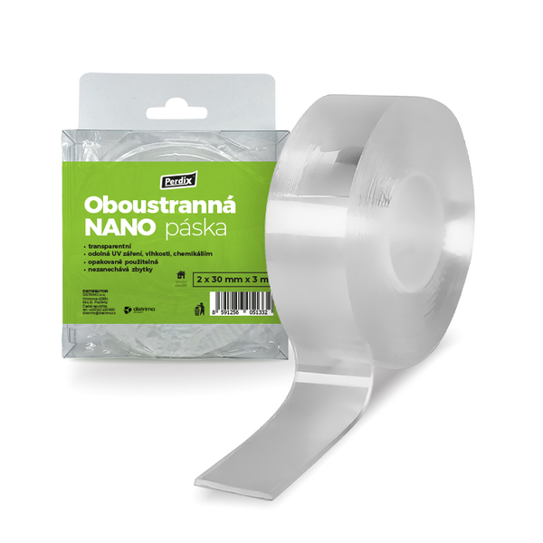 Perdix-Oboustranná lepící nano páska 25mm/3m 1