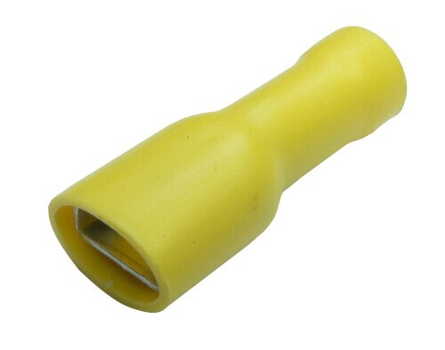 OPC 6-68 Objímka plochá celoizolovaná  4-
6mm2  6,3x0,8mm PVC 1