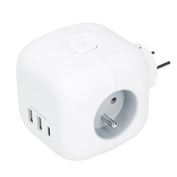 Solight P110C rozbočka kostka 3x 16A +USB, A+C vypínač Solight P110C rozbočka kostka 3x 16A +USB, A+C vypínač 1
