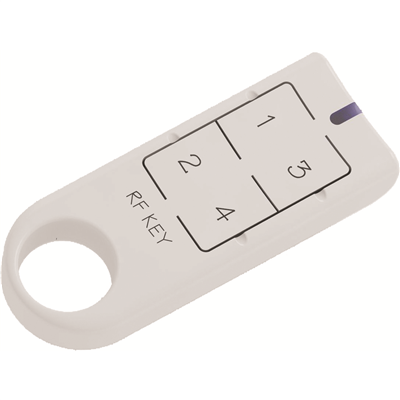 xxxRF Key bílá 4-tlačítkový ovladač - klíčenka bílá 1