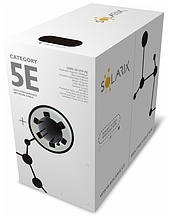 Kabel datový SOLARIX SXKD-5E-UTP-PE, CAT5E, UTP, PE, Fca, 305m, venkovní, černý 1