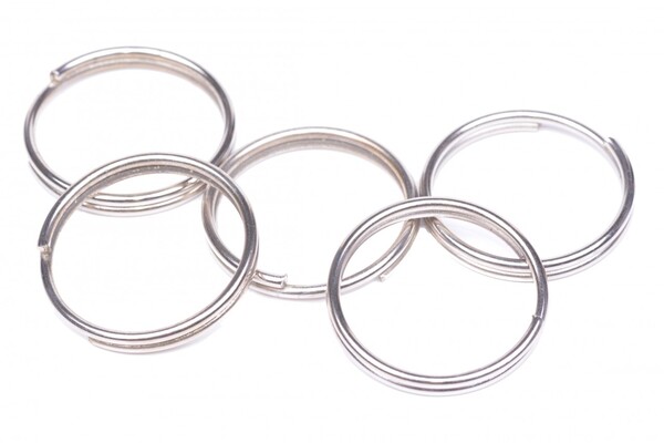 Kroužek na klíč 30mm Ni/10ks 1