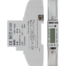 EDIN 6002 MID Fakturační elektroměr, MID, 5-45A, 1-tarif, 1-fázový, LCD displej, 1M/DIN