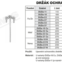 Tremis DUDa-32 – držák ochranného úhelníku FeZn V313 2