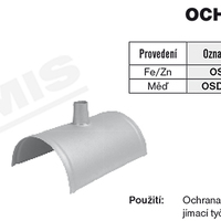 Tremis OSD – ochranná stříška dolní FeZn V355 2