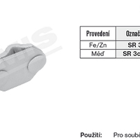 Tremis SR 3c svorka páska - drát FeZn V125 2